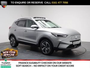 Used 2022 SILVER MG MG ZS SUV 72.6kWh Trophy Long Range SUV 5dr Electric Auto (156 ps) (reg. 2022-06-23) for sale in Stockport