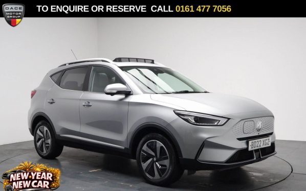 Used 2022 SILVER MG MG ZS SUV 72.6kWh Trophy Long Range SUV 5dr Electric Auto (156 ps) (reg. 2022-06-23) for sale in Stockport