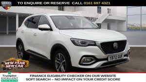 Used 2022 WHITE MG MG HS SUV 1.5 T-GDI 16.6kWh Exclusive SUV 5dr Petrol Plug-in Hybrid Auto Euro 6 (s/s) (258 ps) (reg. 2022-12-22) for sale in Manchester Trade