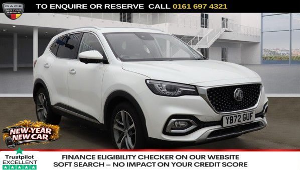 Used 2022 WHITE MG MG HS SUV 1.5 T-GDI 16.6kWh Exclusive SUV 5dr Petrol Plug-in Hybrid Auto Euro 6 (s/s) (258 ps) (reg. 2022-12-22) for sale in Manchester Trade