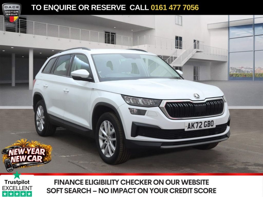 Used 2022 WHITE SKODA KODIAQ SUV 1.5 TSI ACT SE SUV 5dr Petrol DSG Euro 6 (s/s) (7 Seat) (150 ps) (reg. 2022-11-10) for sale in Stockport