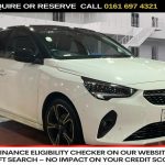 Used 2022 WHITE VAUXHALL CORSA Hatchback 1.2 Elite Edition Hatchback 5dr Petrol Manual Euro 6 (75 ps) (reg. 2022-06-08) for sale in Manchester