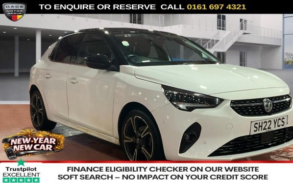 Used 2022 WHITE VAUXHALL CORSA Hatchback 1.2 Elite Edition Hatchback 5dr Petrol Manual Euro 6 (75 ps) (reg. 2022-06-08) for sale in Manchester