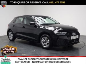 Used 2023 BLACK AUDI A1 Hatchback 1.0 TFSI 25 Technik Sportback 5dr Petrol Manual Euro 6 (s/s) (95 ps) (reg. 2023-07-31) for sale in Stockport
