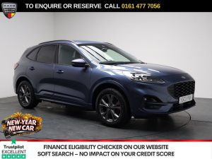 Used 2023 BLUE FORD KUGA SUV 2.5 Duratec 14.4kWh ST-Line Edition SUV 5dr Petrol Plug-in Hybrid CVT Euro 6 (s/s) (225 ps) (reg. 2023-08-01) for sale in Stockport
