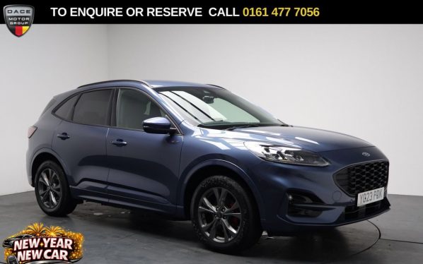 Used 2023 BLUE FORD KUGA SUV 2.5 Duratec 14.4kWh ST-Line Edition SUV 5dr Petrol Plug-in Hybrid CVT Euro 6 (s/s) (225 ps) (reg. 2023-08-01) for sale in Stockport