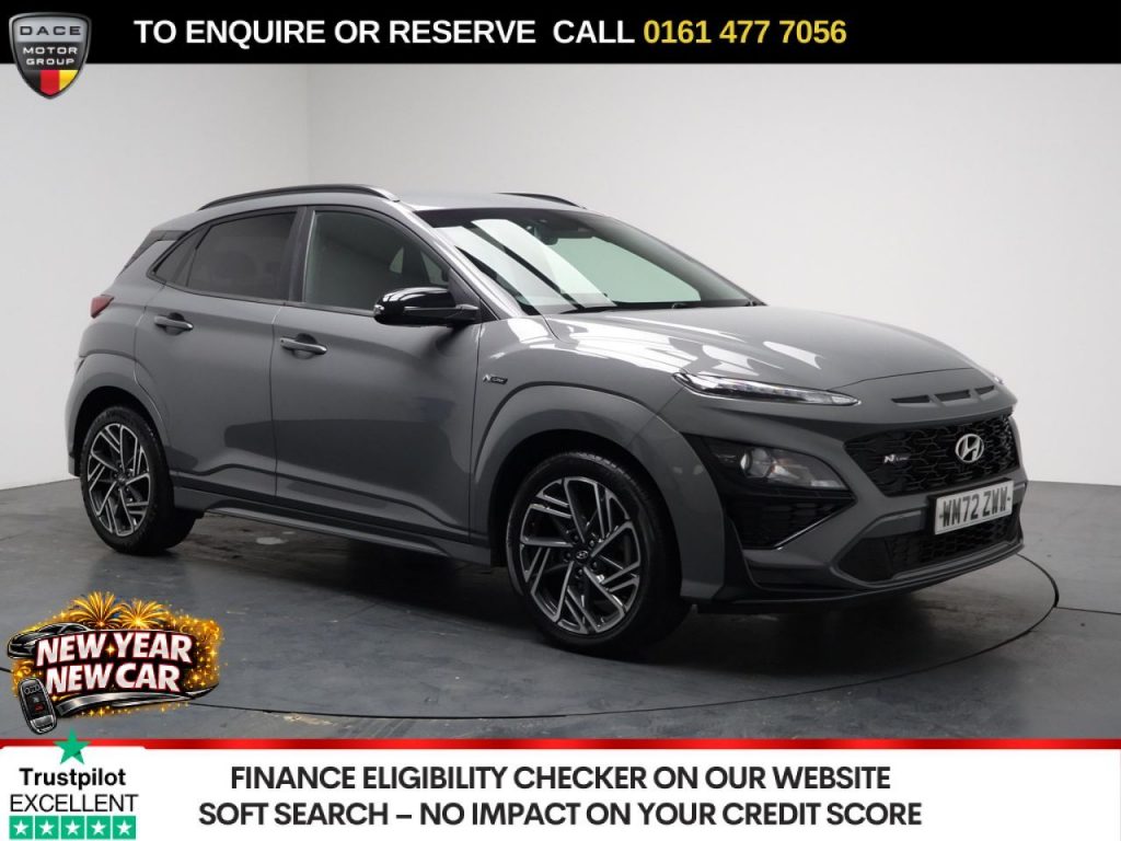 Used 2023 GREY HYUNDAI KONA SUV 1.0 T-GDi MHEV N Line SUV 5dr Petrol Hybrid Manual Euro 6 (s/s) (120 ps) (reg. 2023-01-20) for sale in Stockport