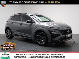Used 2023 GREY HYUNDAI KONA SUV 1.0 T-GDi MHEV N Line SUV 5dr Petrol Hybrid Manual Euro 6 (s/s) (120 ps) (reg. 2023-01-20) for sale in Stockport