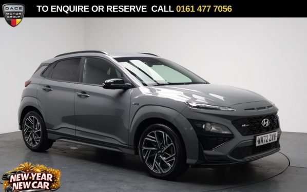 Used 2023 GREY HYUNDAI KONA SUV 1.0 T-GDi MHEV N Line SUV 5dr Petrol Hybrid Manual Euro 6 (s/s) (120 ps) (reg. 2023-01-20) for sale in Stockport