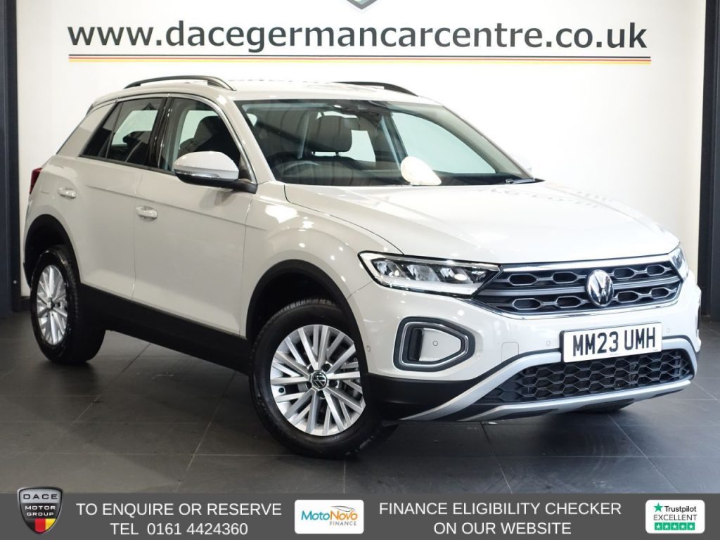 Used 2023 GREY VOLKSWAGEN T-ROC SUV 1.5 TSI Life SUV 5dr Petrol DSG Euro 6 (s/s) (150 ps) (reg. 2023-06-20) for sale in Altrincham