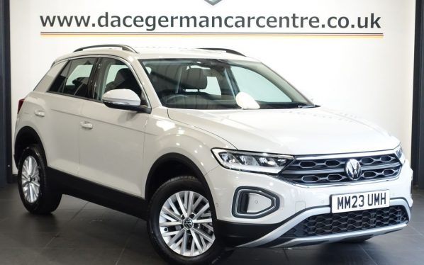 Used 2023 GREY VOLKSWAGEN T-ROC SUV 1.5 TSI Life SUV 5dr Petrol DSG Euro 6 (s/s) (150 ps) (reg. 2023-06-20) for sale in Altrincham