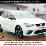 Used 2023 WHITE SEAT IBIZA Hatchback 1.0 TSI FR Sport Hatchback 5dr Petrol Manual Euro 6 (s/s) (110 ps) (reg. 2023-01-10) for sale in Stockport