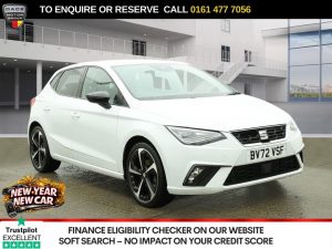 Used 2023 WHITE SEAT IBIZA Hatchback 1.0 TSI FR Sport Hatchback 5dr Petrol Manual Euro 6 (s/s) (110 ps) (reg. 2023-01-10) for sale in Stockport