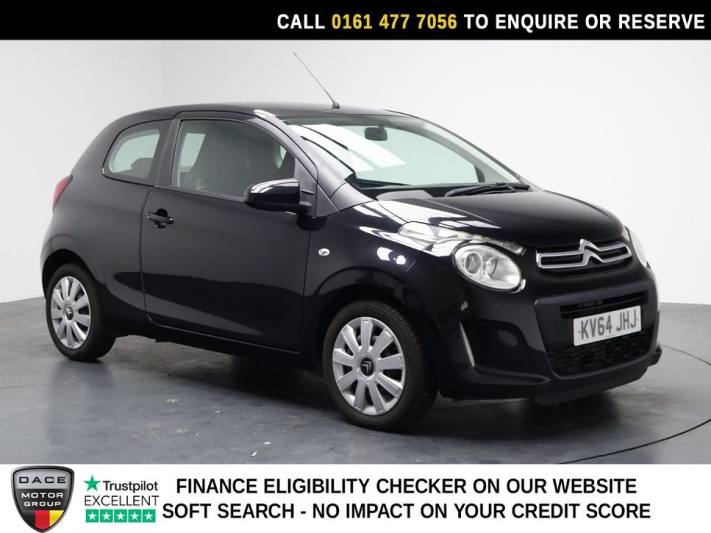 Used 2014 BLACK CITROEN C1 Hatchback 1.0 VTi Feel Hatchback 3dr Petrol Manual Euro 5 (Euro 5) (68 ps) (reg. 2014-09-12) for sale in Stockport