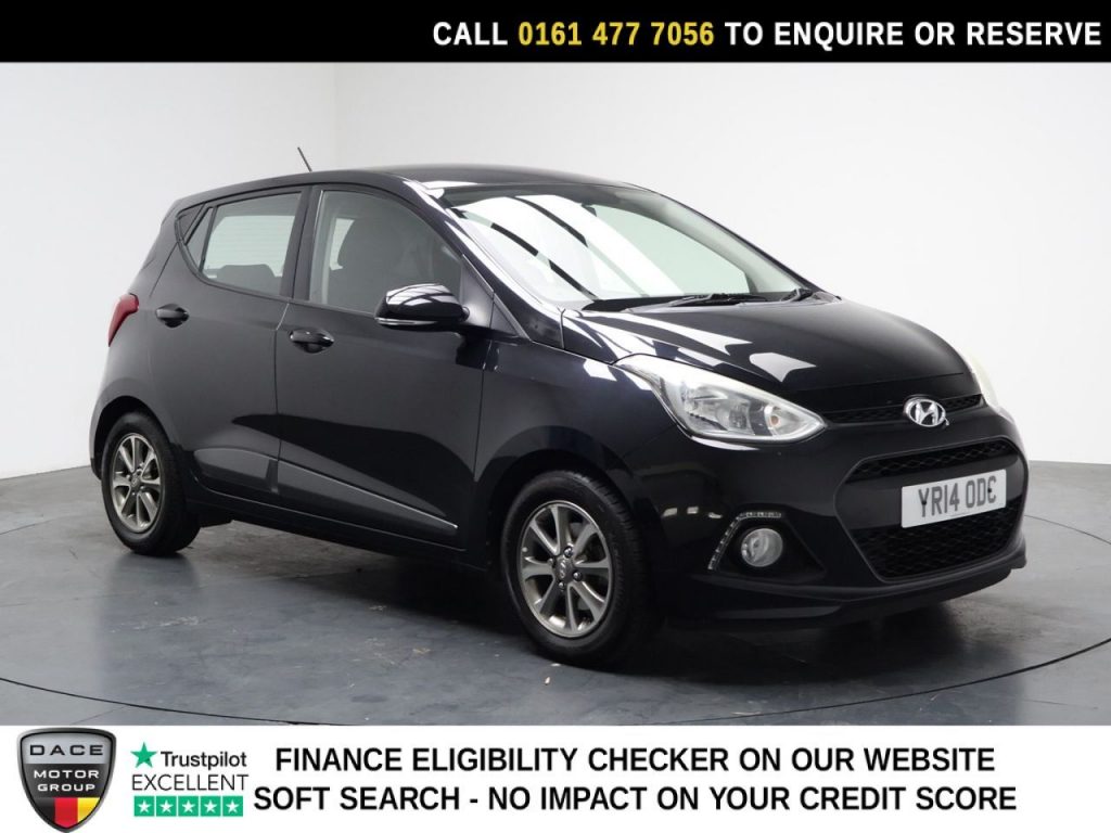 Used 2014 BLACK HYUNDAI I10 Hatchback 1.0 Premium Hatchback 5dr Petrol Manual Euro 5 (66 ps) (reg. 2014-05-09) for sale in Stockport