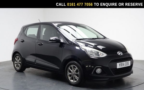Used 2014 BLACK HYUNDAI I10 Hatchback 1.0 Premium Hatchback 5dr Petrol Manual Euro 5 (66 ps) (reg. 2014-05-09) for sale in Stockport