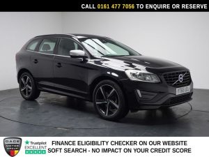 Used 2015 BLACK VOLVO XC60 SUV 2.0 D4 R-Design Nav SUV 5dr Diesel Auto Euro 6 (s/s) (190 ps) (reg. 2015-11-13) for sale in Stockport
