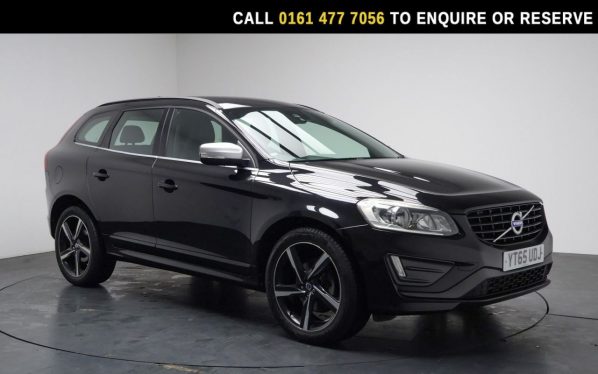 Used 2015 BLACK VOLVO XC60 SUV 2.0 D4 R-Design Nav SUV 5dr Diesel Auto Euro 6 (s/s) (190 ps) (reg. 2015-11-13) for sale in Stockport