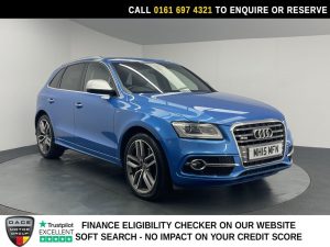 Used 2015 BLUE AUDI SQ5 SUV 3.0 BiTDI V6 SUV 5dr Diesel Tiptronic quattro Euro 5 (s/s) (313 ps) (reg. 2015-03-07) for sale in Manchester