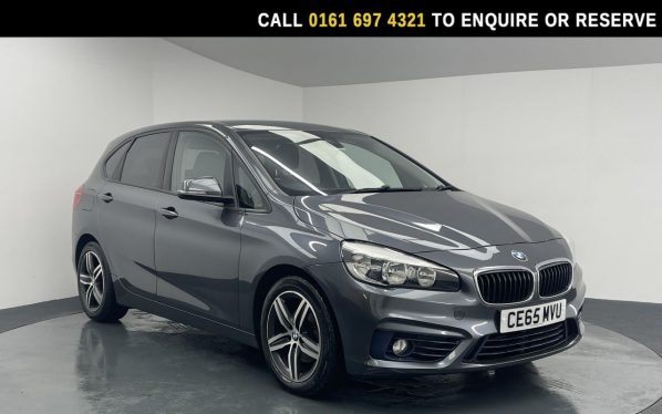 Used 2015 GREY BMW 2 SERIES ACTIVE TOURER MPV 1.5 216d Sport MPV 5dr Diesel Manual Euro 6 (s/s) (116 ps) (reg. 2015-09-29) for sale in Manchester