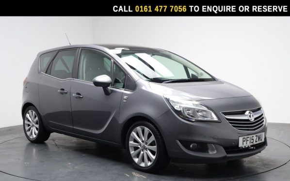 Used 2015 GREY VAUXHALL MERIVA MPV 1.4i Turbo SE MPV 5dr Petrol Manual Euro 6 (120 ps) (reg. 2015-06-30) for sale in Stockport