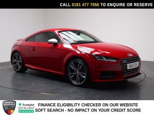 Used 2015 RED AUDI TTS Coupe 2.0 TFSI Coupe 3dr Petrol Manual quattro Euro 6 (s/s) (310 ps) (reg. 2015-04-30) for sale in Stockport