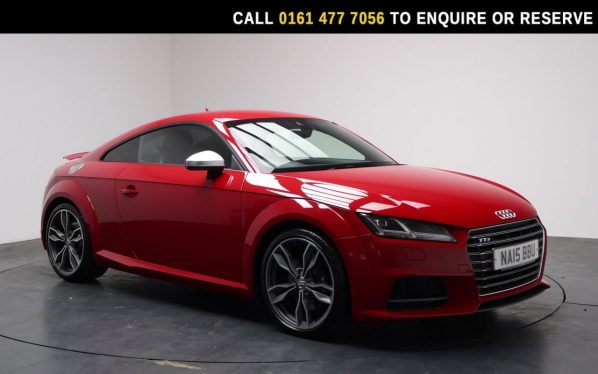 Used 2015 RED AUDI TTS Coupe 2.0 TFSI Coupe 3dr Petrol Manual quattro Euro 6 (s/s) (310 ps) (reg. 2015-04-30) for sale in Stockport