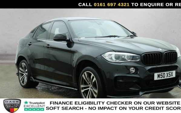 Used 2016 BLACK BMW X6 SUV 3.0 M50d SUV 5dr Diesel Auto xDrive Euro 6 (s/s) (381 ps) (reg. 2016-09-02) for sale in Manchester