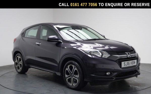 Used 2016 BLACK HONDA HR-V SUV 1.5 i-VTEC SE SUV 5dr Petrol CVT Euro 6 (s/s) (130 ps) (reg. 2016-03-28) for sale in Stockport