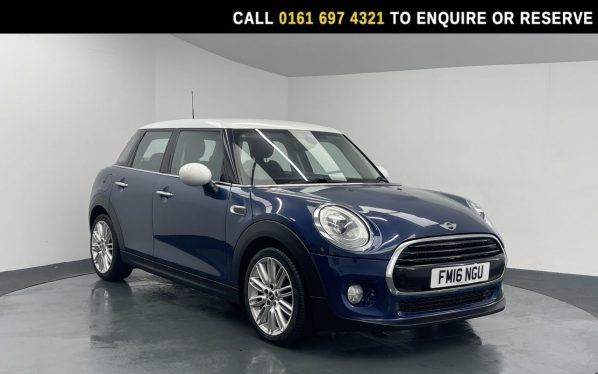 Used 2016 BLUE MINI HATCH Hatchback 1.5 Cooper D Hatchback 5dr Diesel Manual Euro 6 (s/s) (116 ps) (reg. 2016-08-15) for sale in Manchester