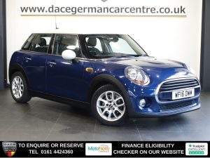 Used 2016 BLUE MINI HATCH Hatchback 1.5 Cooper Hatchback 5dr Petrol Manual Euro 6 (s/s) (136 ps) (reg. 2016-03-31) for sale in Altrincham