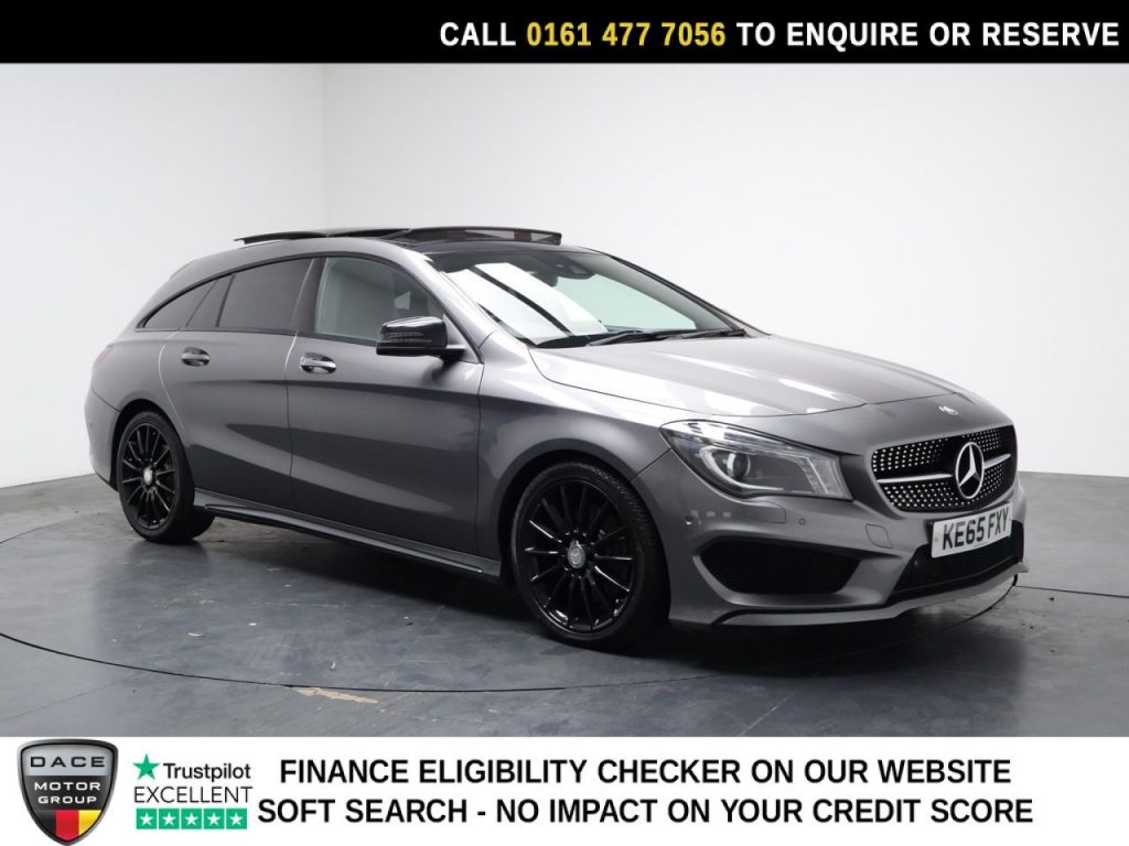 Used 2016 GREY MERCEDES-BENZ CLA Estate 2.1 CLA220d AMG Sport Shooting Brake 5dr Diesel 7G-DCT Euro 6 (s/s) (177 ps) (reg. 2016-01-29) for sale in Stockport