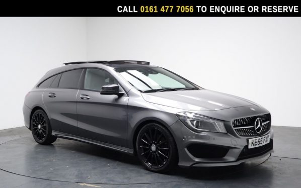Used 2016 GREY MERCEDES-BENZ CLA Estate 2.1 CLA220d AMG Sport Shooting Brake 5dr Diesel 7G-DCT Euro 6 (s/s) (177 ps) (reg. 2016-01-29) for sale in Stockport