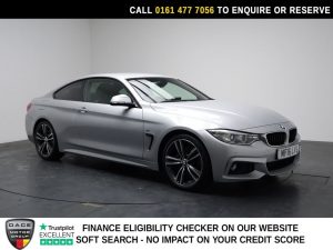Used 2016 SILVER BMW 4 SERIES Coupe 2.0 420d M Sport Coupe 2dr Diesel Auto Euro 6 (s/s) (190 ps) (reg. 2016-03-07) for sale in Stockport