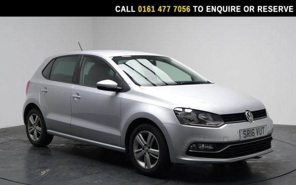 Used 2016 SILVER VOLKSWAGEN POLO Hatchback 1.2 TSI BlueMotion Tech Match Hatchback 5dr Petrol Manual Euro 6 (s/s) (90 ps) (reg. 2016-05-30) for sale in Stockport