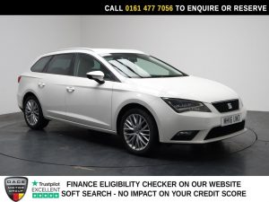 Used 2016 WHITE SEAT LEON Estate 1.2 TSI SE Dynamic Technology Sport Tourer 5dr Petrol Manual Euro 6 (s/s) (110 ps) (reg. 2016-08-15) for sale in Stockport