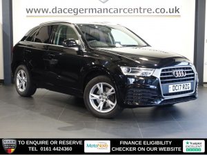 Used 2017 BLACK AUDI Q3 SUV 1.4 TFSI CoD Sport SUV 5dr Petrol S Tronic Euro 6 (s/s) (150 ps) (reg. 2017-08-25) for sale in Altrincham