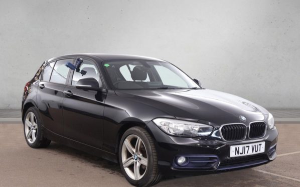 Used 2017 BLACK BMW 1 SERIES Hatchback 1.5 118i Sport Hatchback 5dr Petrol Manual Euro 6 (s/s) (136 ps) (reg. 2017-03-17) for sale in Altrincham