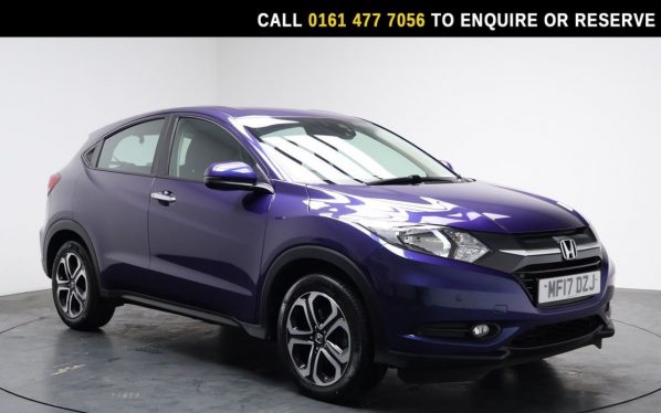Used 2017 BLUE HONDA HR-V SUV 1.5 i-VTEC SE SUV 5dr Petrol Manual Euro 6 (s/s) (130 ps) (reg. 2017-03-20) for sale in Stockport
