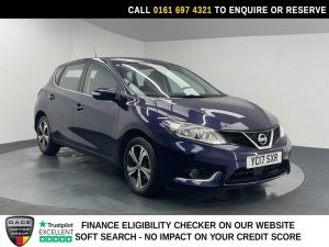 Used 2017 BLUE NISSAN PULSAR Hatchback 1.2 DIG-T Acenta Hatchback 5dr Petrol Manual Euro 6 (s/s) (115 ps) (reg. 2017-03-26) for sale in Manchester