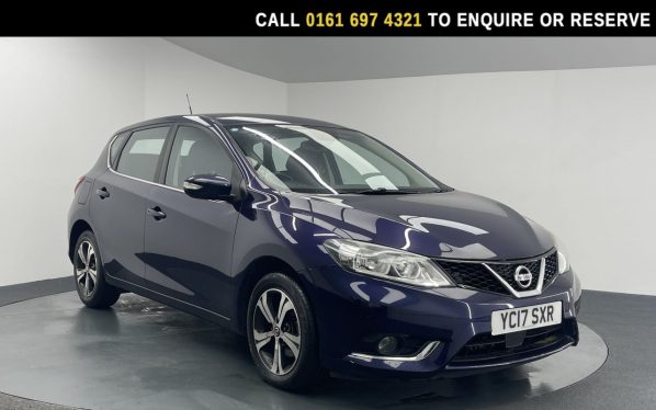 Used 2017 BLUE NISSAN PULSAR Hatchback 1.2 DIG-T Acenta Hatchback 5dr Petrol Manual Euro 6 (s/s) (115 ps) (reg. 2017-03-26) for sale in Manchester