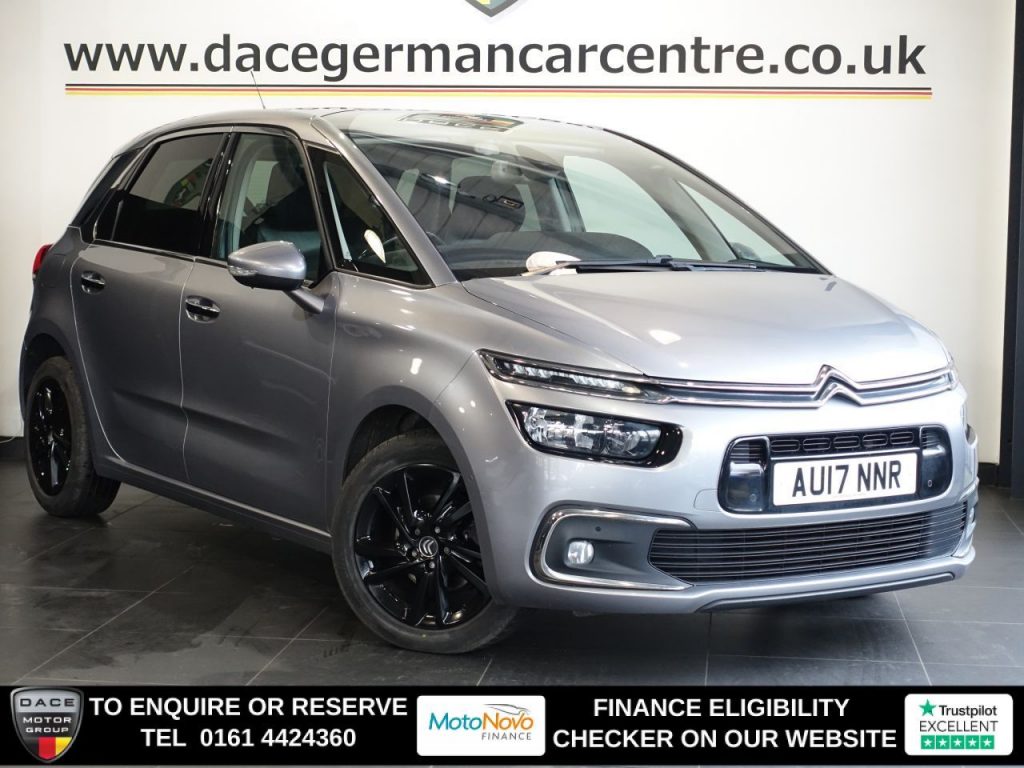 Used 2017 GREY CITROEN C4 PICASSO MPV 1.6 BlueHDi Flair MPV 5dr Diesel Manual Euro 6 (s/s) (120 ps) (reg. 2017-03-01) for sale in Altrincham