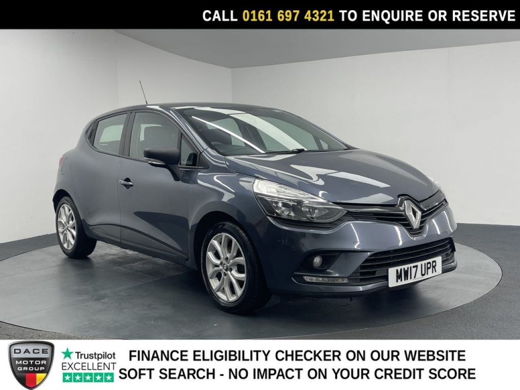 Used 2017 GREY RENAULT CLIO Hatchback 1.5 dCi Play Hatchback 5dr Diesel Manual Euro 6 (s/s) (90 ps) (reg. 2017-07-18) for sale in Manchester