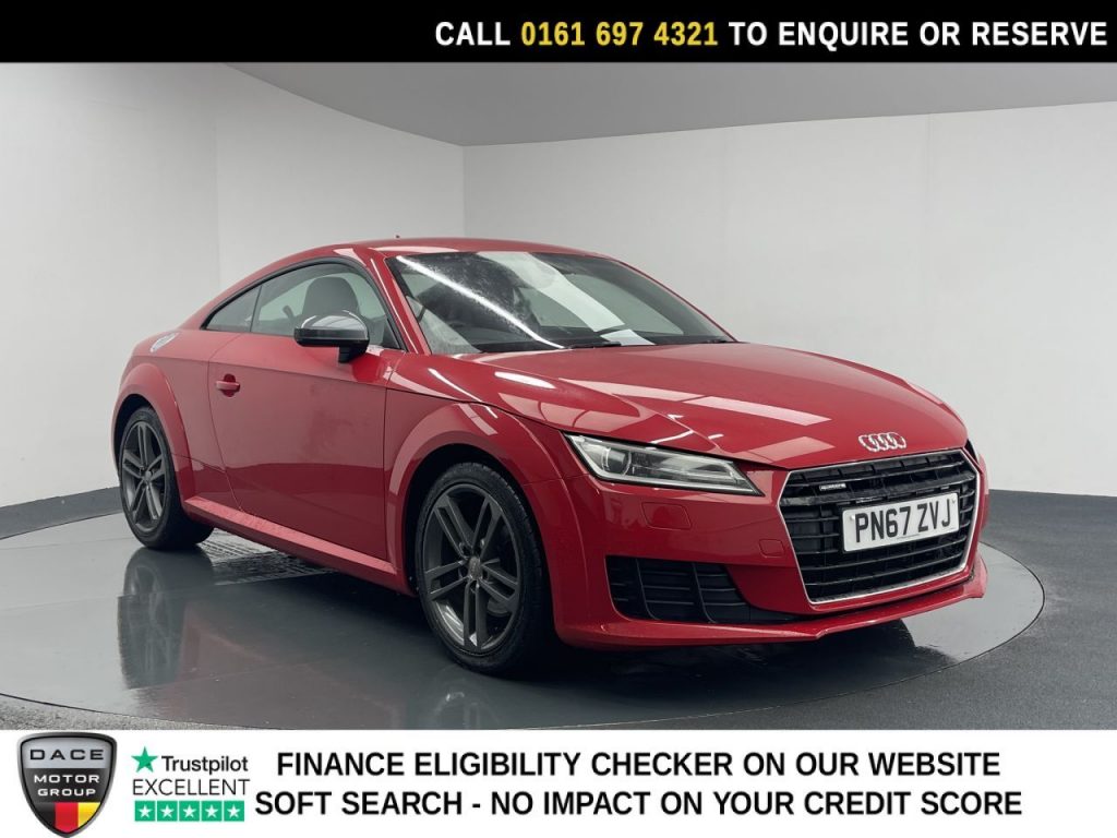 Used 2017 RED AUDI TT Coupe 2.0 TDI Sport Coupe 3dr Diesel S Tronic quattro Euro 6 (s/s) (184 ps) (reg. 2017-09-01) for sale in Manchester