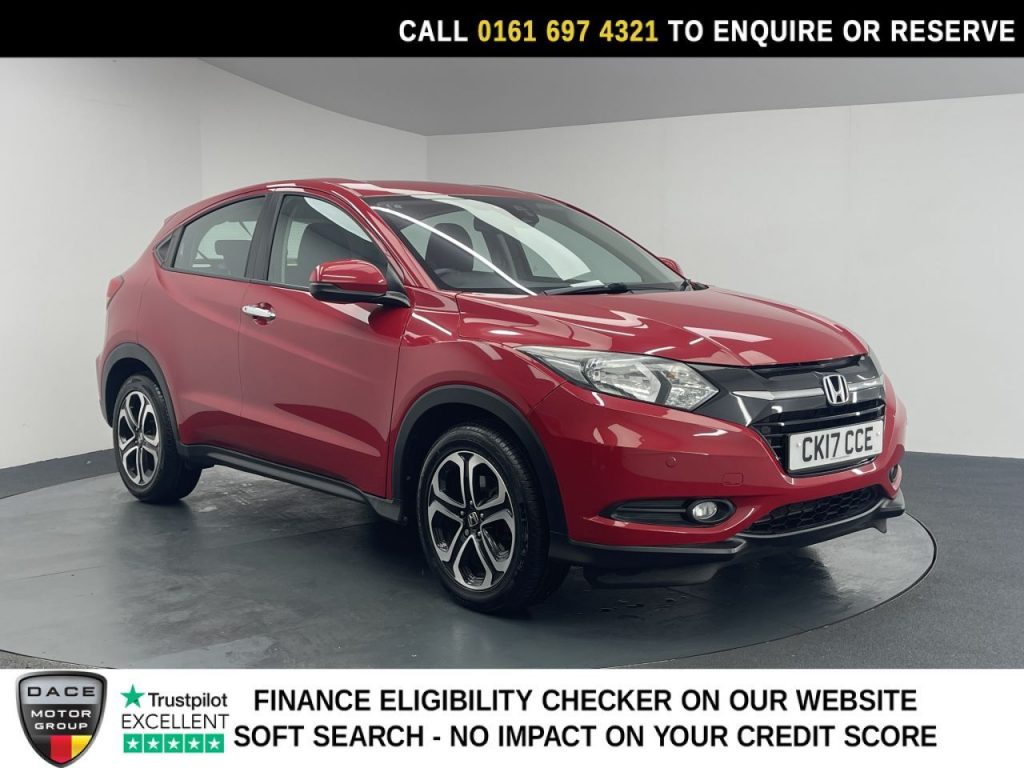 Used 2017 RED HONDA HR-V SUV 1.5 i-VTEC SE SUV 5dr Petrol Manual Euro 6 (s/s) (130 ps) (reg. 2017-04-30) for sale in Manchester