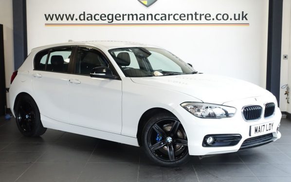 Used 2017 WHITE BMW 1 SERIES Hatchback 1.5 118i Sport Hatchback 5dr Petrol Manual Euro 6 (s/s) (136 ps) (reg. 2017-04-27) for sale in Altrincham