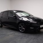 Used 2018 BLACK FORD FOCUS Hatchback 1.0T EcoBoost ST-Line X Hatchback 5dr Petrol Manual Euro 6 (s/s) (140 ps) (reg. 2018-04-30) for sale in Altrincham