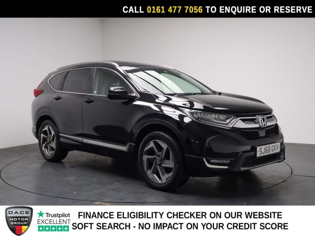 Used 2018 BLACK HONDA CR-V SUV 1.5 VTEC Turbo EX SUV 5dr Petrol Manual 4WD Euro 6 (s/s) (173 ps) (reg. 2018-12-22) for sale in Stockport