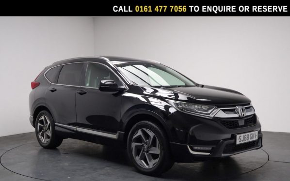 Used 2018 BLACK HONDA CR-V SUV 1.5 VTEC Turbo EX SUV 5dr Petrol Manual 4WD Euro 6 (s/s) (173 ps) (reg. 2018-12-22) for sale in Stockport