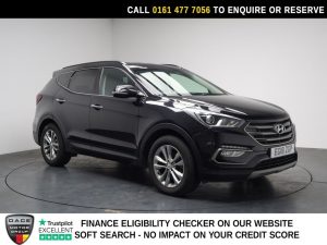 Used 2018 BLACK HYUNDAI SANTA FE SUV 2.2 CRDi Blue Drive Premium SUV 5dr Diesel Manual 4WD Euro 6 (s/s) (200 ps) (reg. 2018-08-01) for sale in Stockport